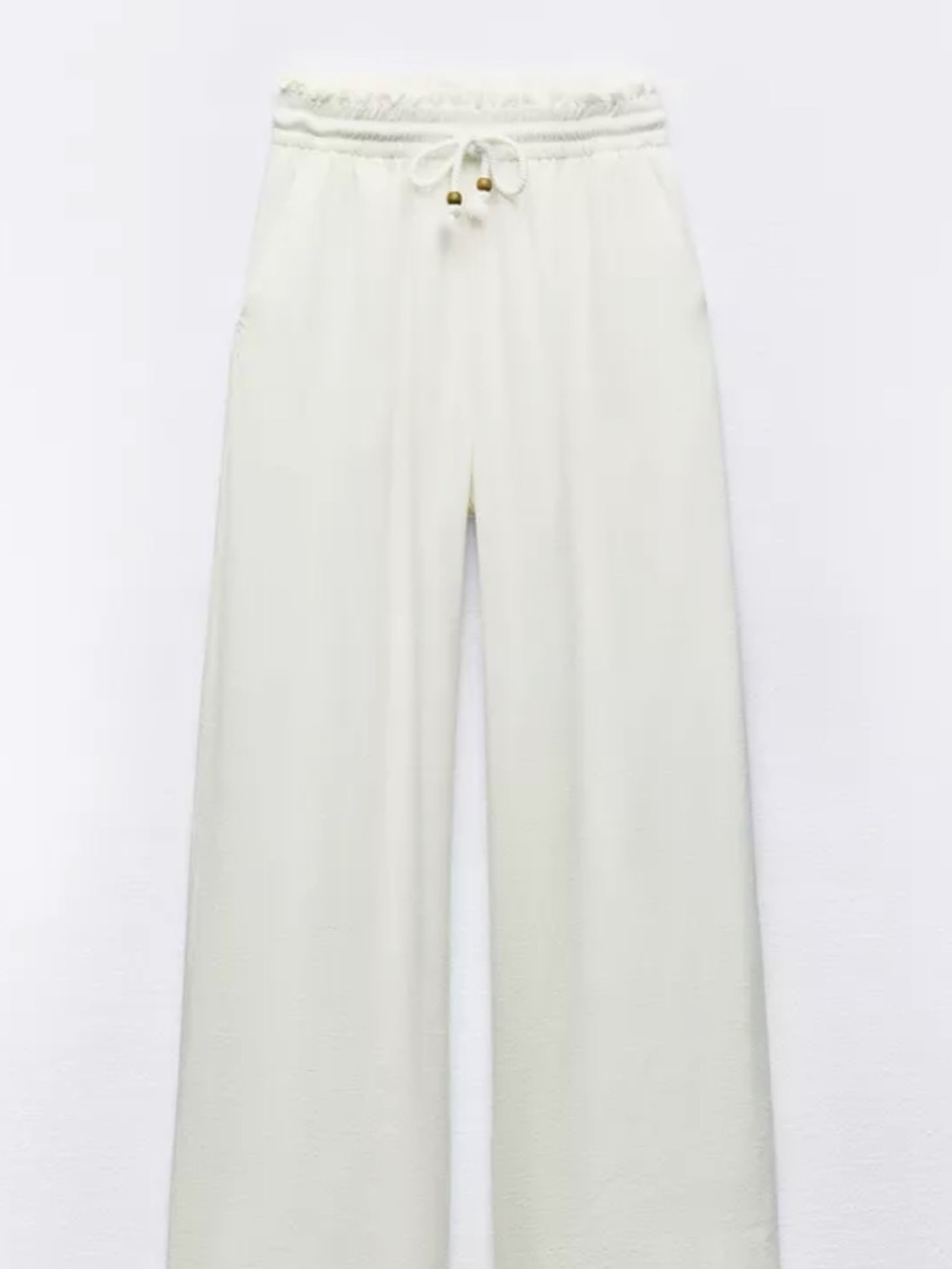 Zara Wide-Leg Viscose pants